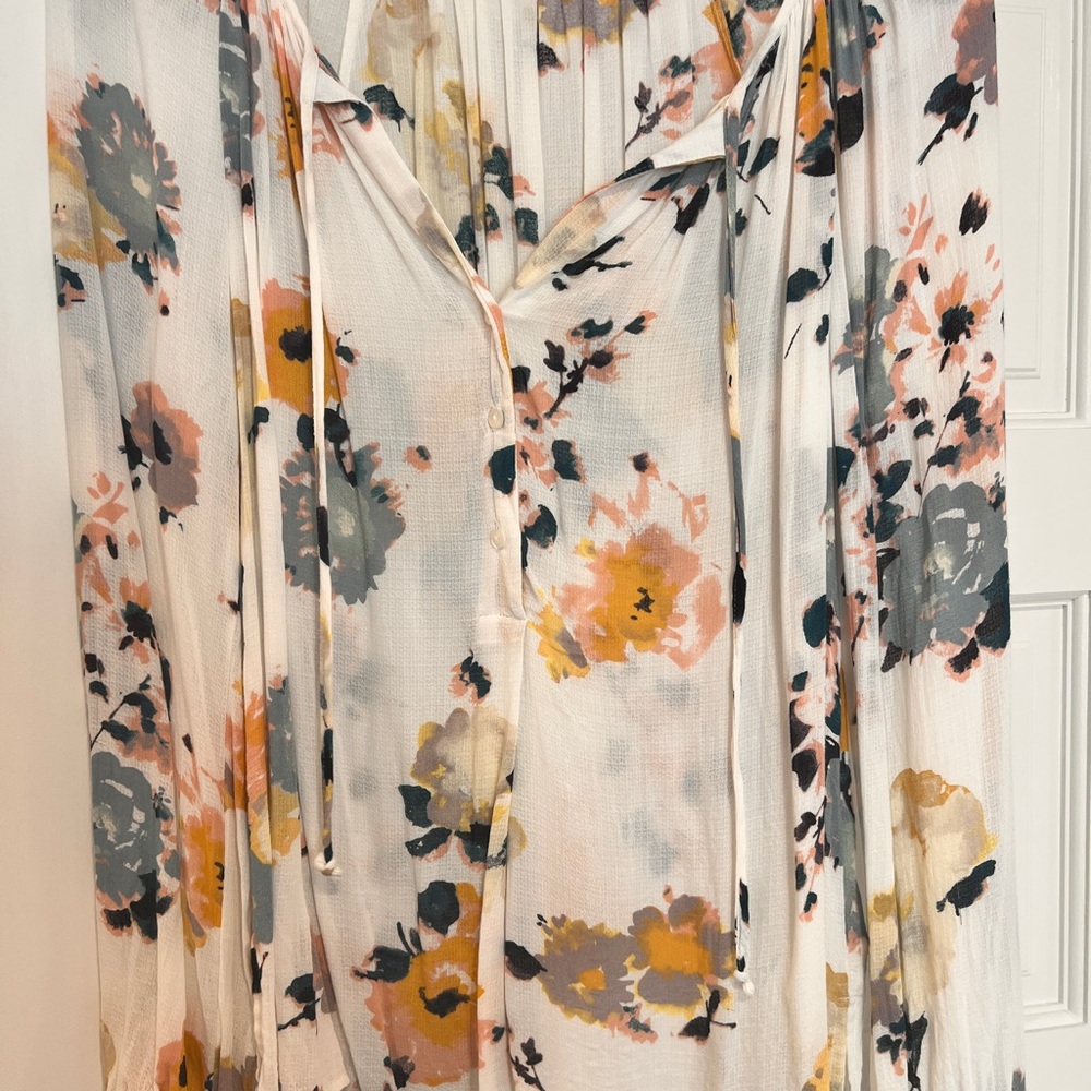 Floral Sheer Blouse